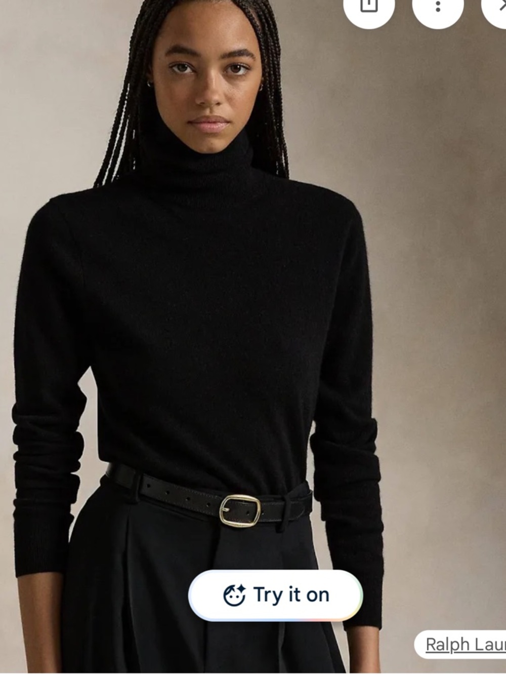 Polo Ralph Lauren Slim-Fit Cashmere Turtleneck.